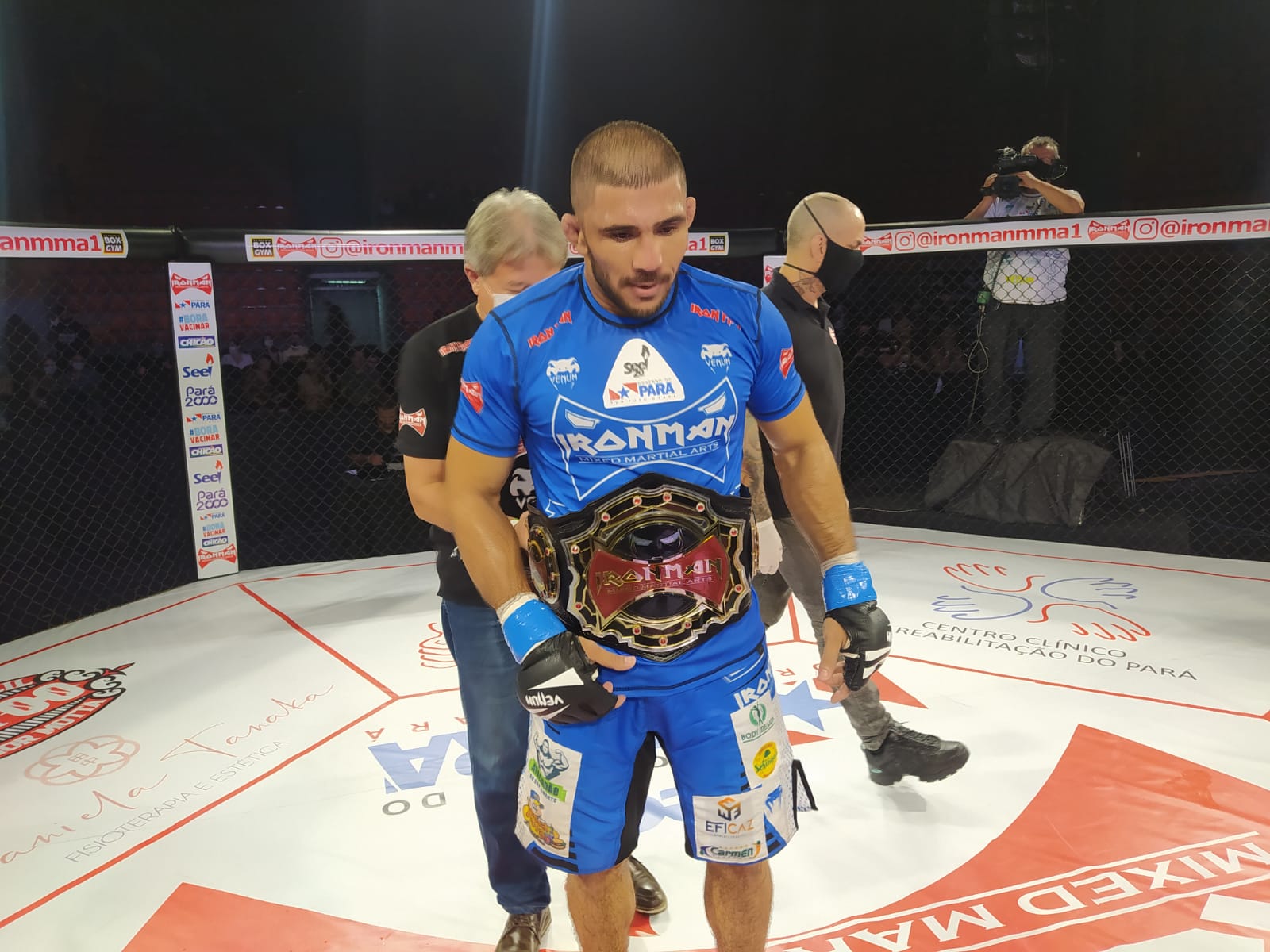 Campeão meio-médio, Eduardo Camelo vai liderar o Iron Man MMA 23 (Foto: Divulgação)