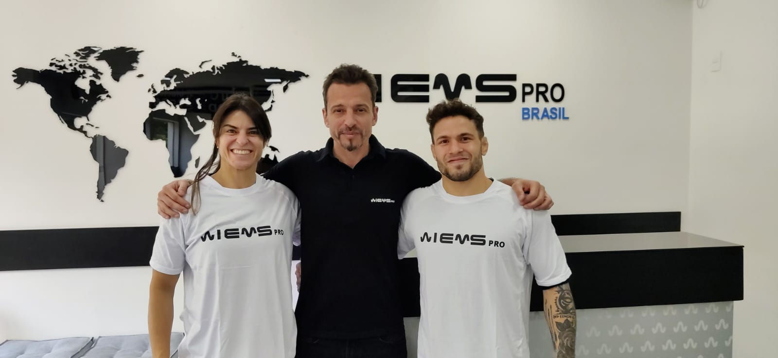 Paty Lage, Xavier Iglesias e Will Lima na WIEMSpro Brasil (Foto divulgação)