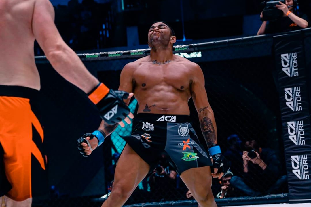 Brasileiro Irwing King Kong vem conquistando seu espaço na Rússia (Foto: ACA MMA)