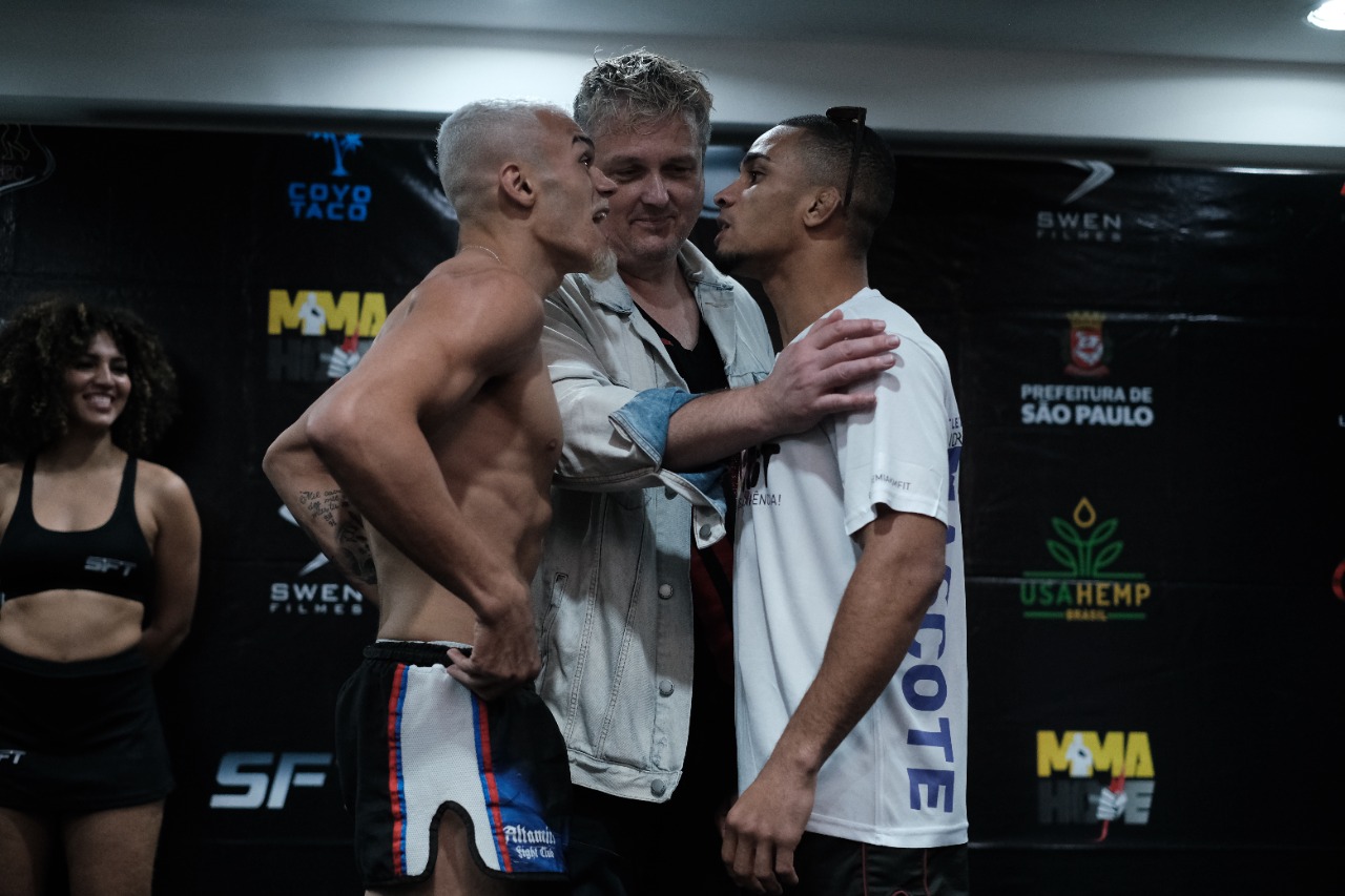 Ramon Costa (à esquerda) e André Mascote prometem grande luta no SFT Xtreme 8 (Foto: SFT)