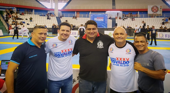 Otávio Carneiro, Delegado Péricles Nascimento, Elvys Damasceno, Humberto Barbosa e Genivaldo Gaguinho (Foto divulgação)