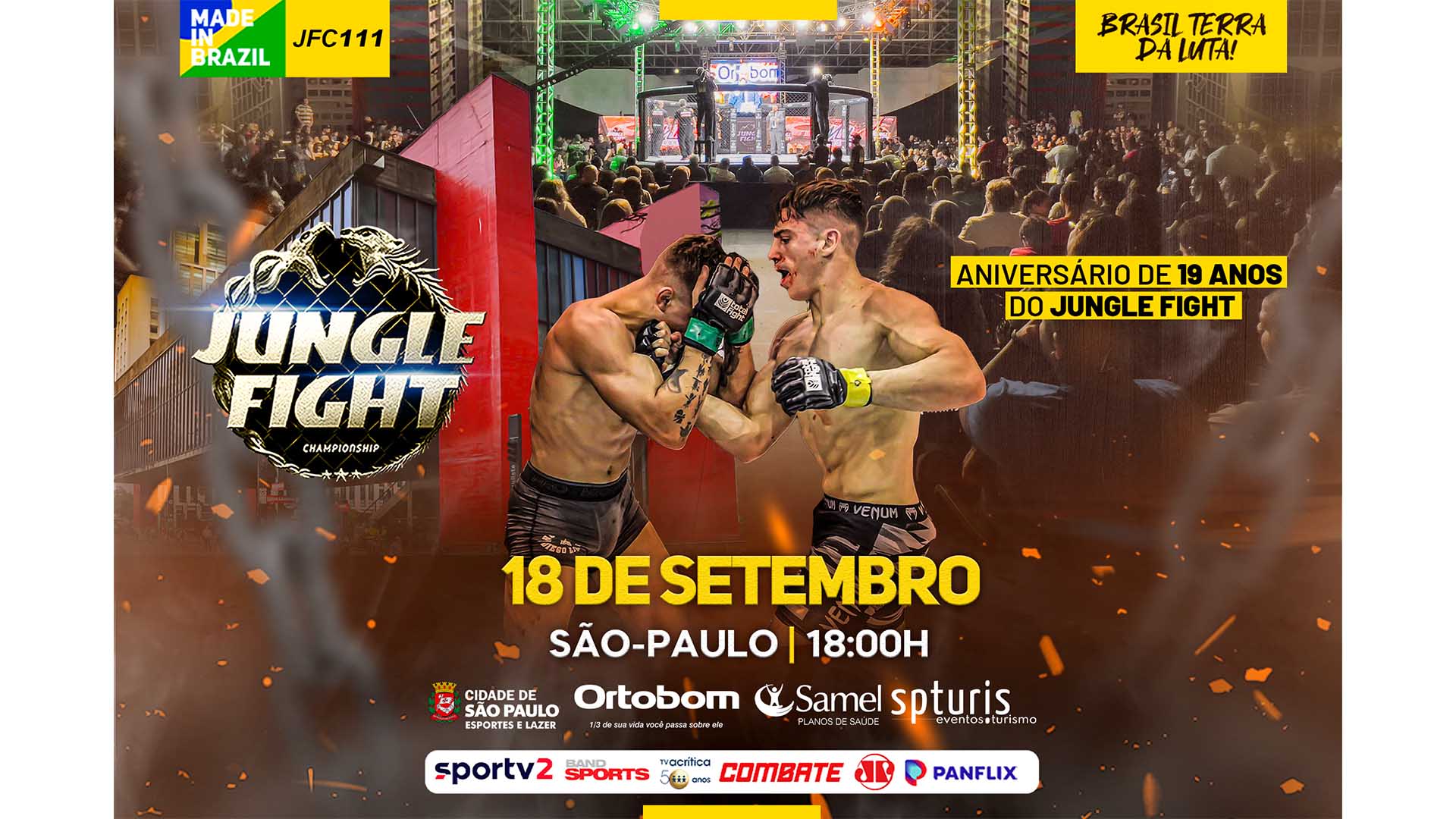 Jungle Fight 109 coroa dois novos campeões – UOL Esporte – Jungle