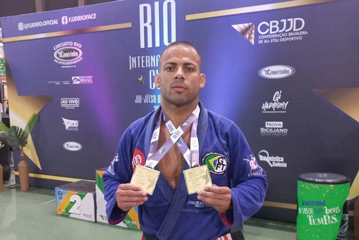 Marcos Junior foi campeão do Circuito Mineirinho de Jiu-Jitsu pela quarta vez na temporada 2021/2022 (Foto: Reprodução)