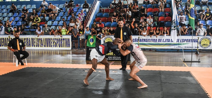 Campeonato Brasileiro de Luta Livre Esportiva contou com grandes nomes da modalidade (Foto: Jorge Pinheiro)