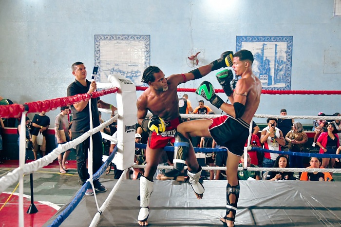 Copa Álvaro Aguiar de Muay Thai contou com duelos de alto nível (Foto Bruno Batista)