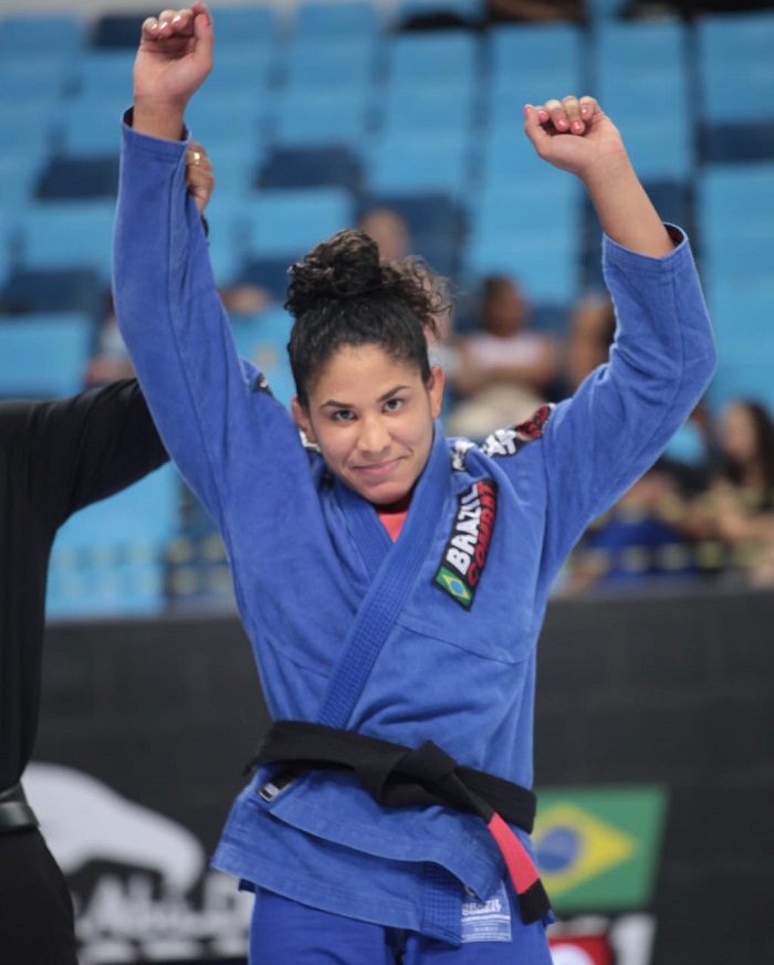 Thalyta Silva ressaltou evolução do seu Jiu-Jitsu desde que chegou à Fratres JJ (Foto Dai Bueno)