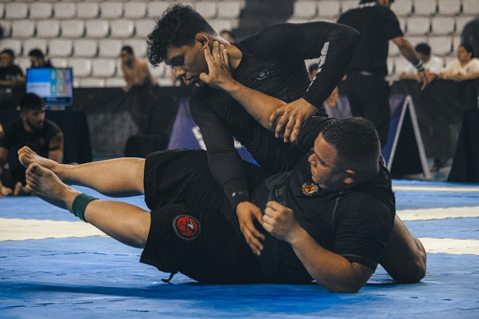 Mica Galvão deu um show no Manaus Open de Jiu-Jitsu (Foto Raphael Tavares / @raphaotv)