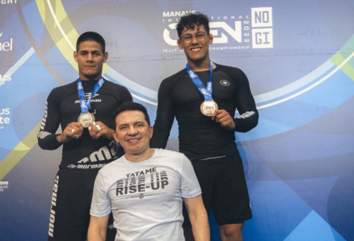 Péricles é um dos apoiadores da FJJAM e auxiliou na realização do evento (Foto Raphael Tavares / @raphaotv)