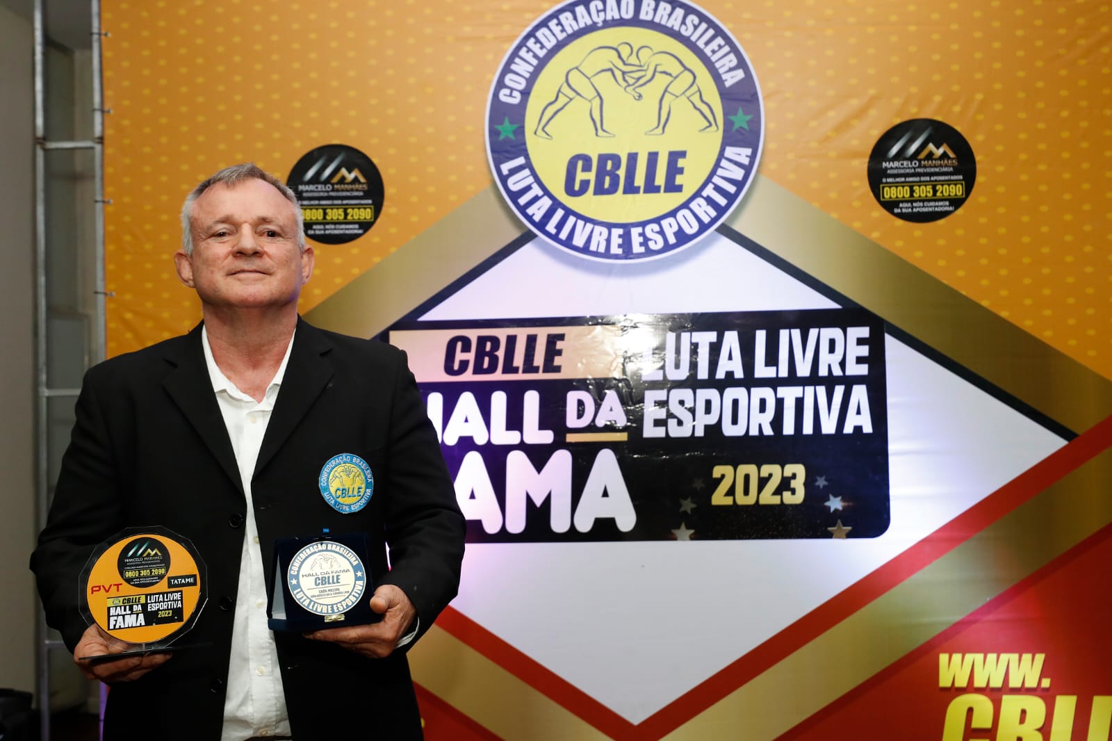 Bosco Lima (ao centro) recebeu elogios pelo trabalho à frente da CBLLE (Foto: Divulgação)