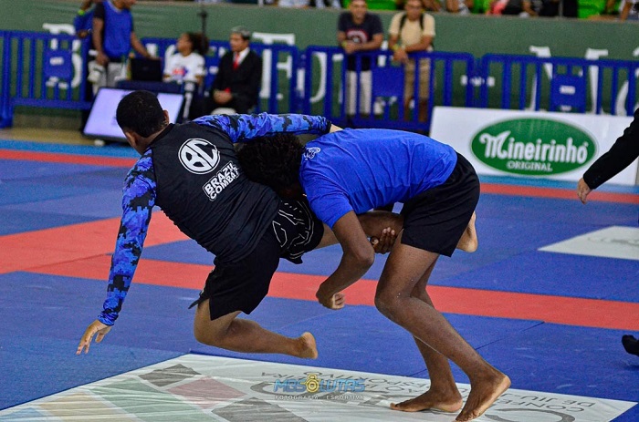 Disputas No-Gi foram uma atração à parte no Sul Americano de Jiu-Jitsu Desportivo (Foto MBS Lutas)