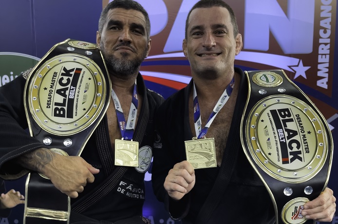 Daniel Felix e Cesar Maillet, campeões no Desafio Master Black Belt (Foto Dai Bueno / @daitatame)