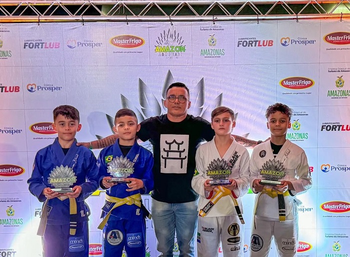 Equipe deu show no Amazon Abu Dhabi de Jiu-Jitsu (Foto reprodução)