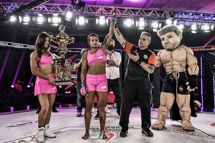 Duelo entre Karine Killer e Sidy Rocha ficou marcado na história do SFT (Foto divulgação)