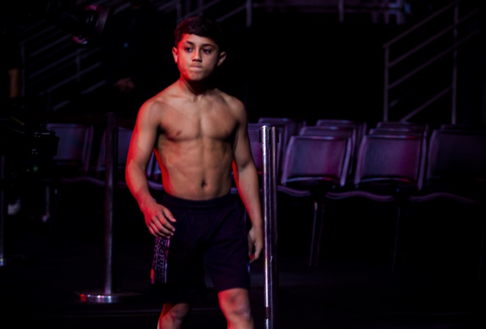 Daniel 220v venceu por finalização após um show de Jiu-Jitsu (Foto: Dai Bueno)