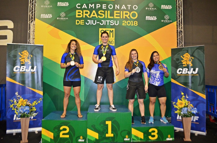 Trajetória da brasileira no Jiu-Jitsu começou em 2017 e já teve título no ano seguinte (Foto CBJJ)