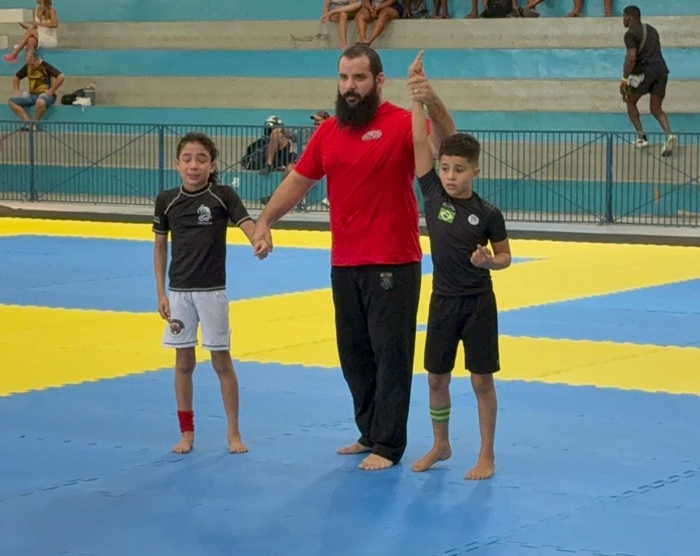 João faturou três medalhas de ouro no evento (Foto: Arquivo pessoal)