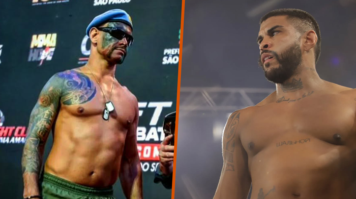 Duelo entre Soldado e King Kong no SFT Combat 56 vai definir o novo campeão duplo da organização (Foto reprodução)