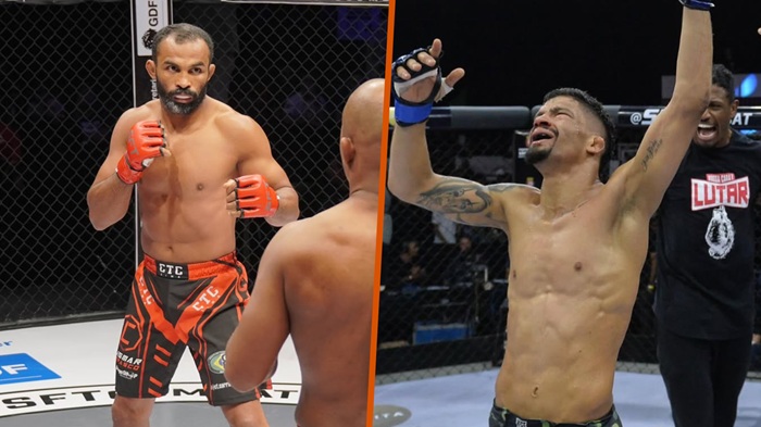 Carrasco e Terra Nova se enfrentam na luta principal do SFT Combat 57 (Foto reprodução)