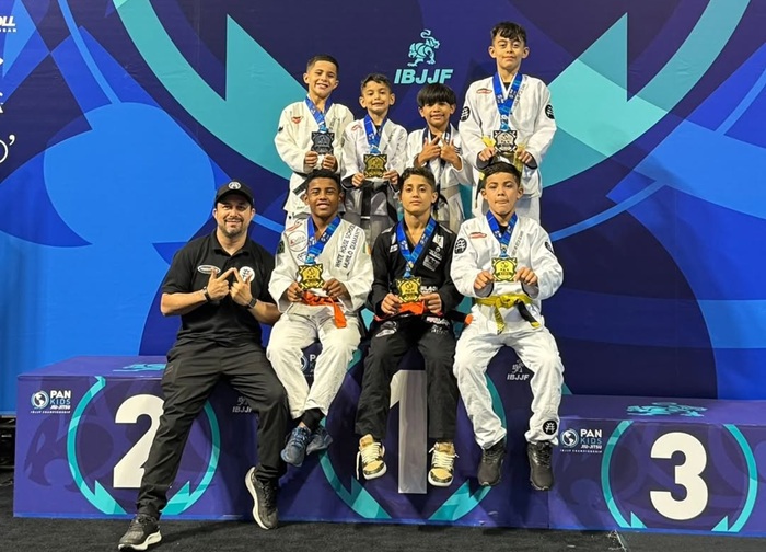 White House Jiu-Jitsu School brilhou no Pan Kids e quer mais títulos em 2025 (Foto divulgação)