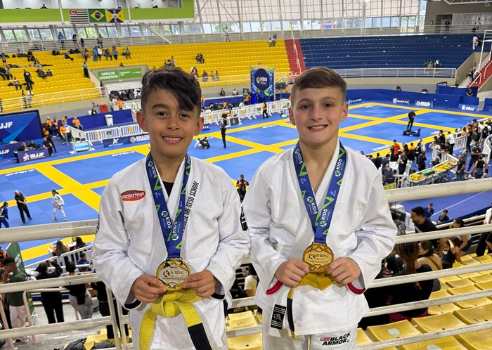 Davi e Pietro fizeram bonito em São Paulo (Foto reprodução)