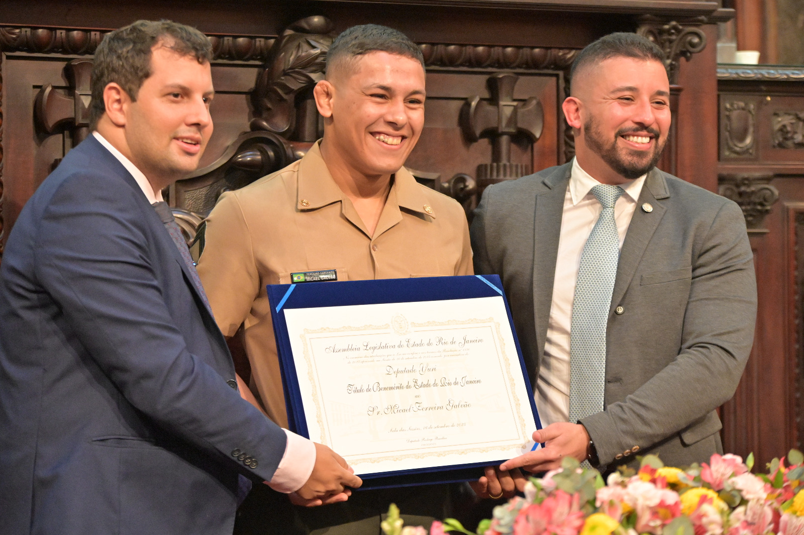 Mica Galvão foi um dos homenageados durante o evento (Foto Henrique Raposo)