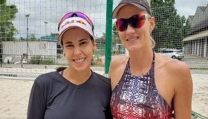 Mari estreia no vôlei de praia em busca de aprendizado