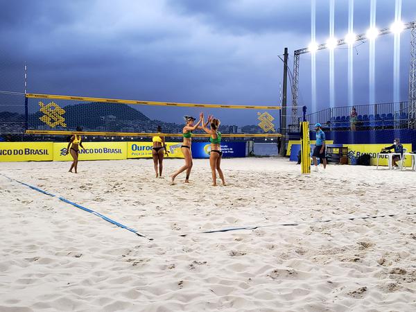 Mari avança no Circuito Brasileiro de vôlei de praia